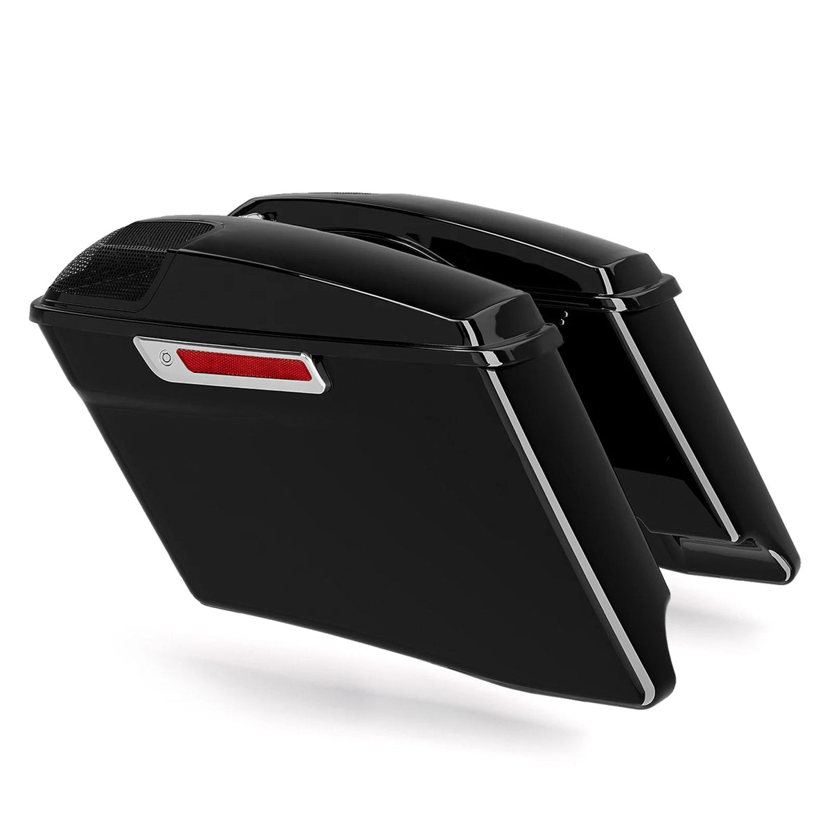 4" Extended Hard Saddlebags with 5x7" Speaker Lids for Harley CVO Touring (2014–Present)