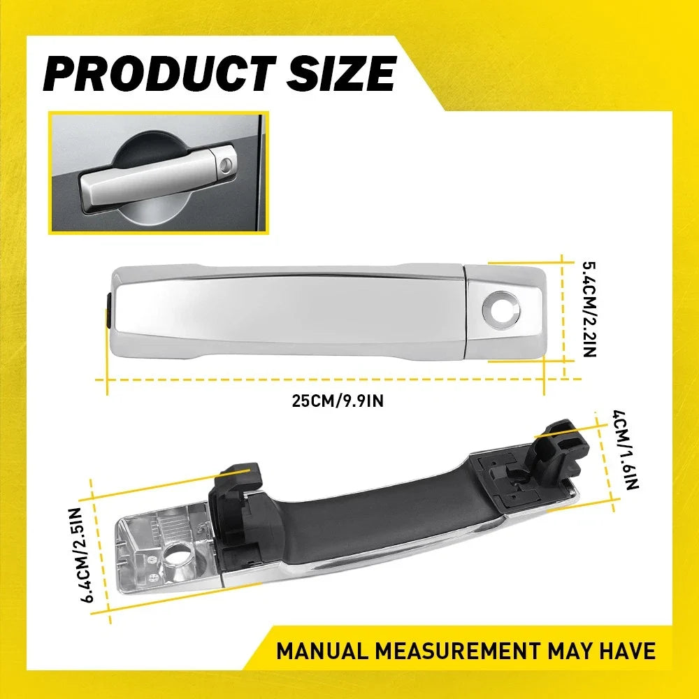 Chrome Outer Door Handle for Nissan Titan/Armada (2004–2015)