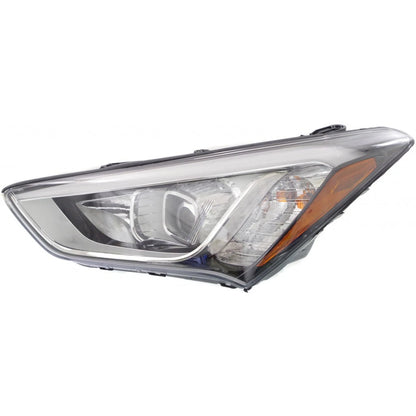 Headlight Assembly Driver Side for Hyundai Santa Fe (2013–2016) LLX-HY2502169C-CL360A70, HY2502169
