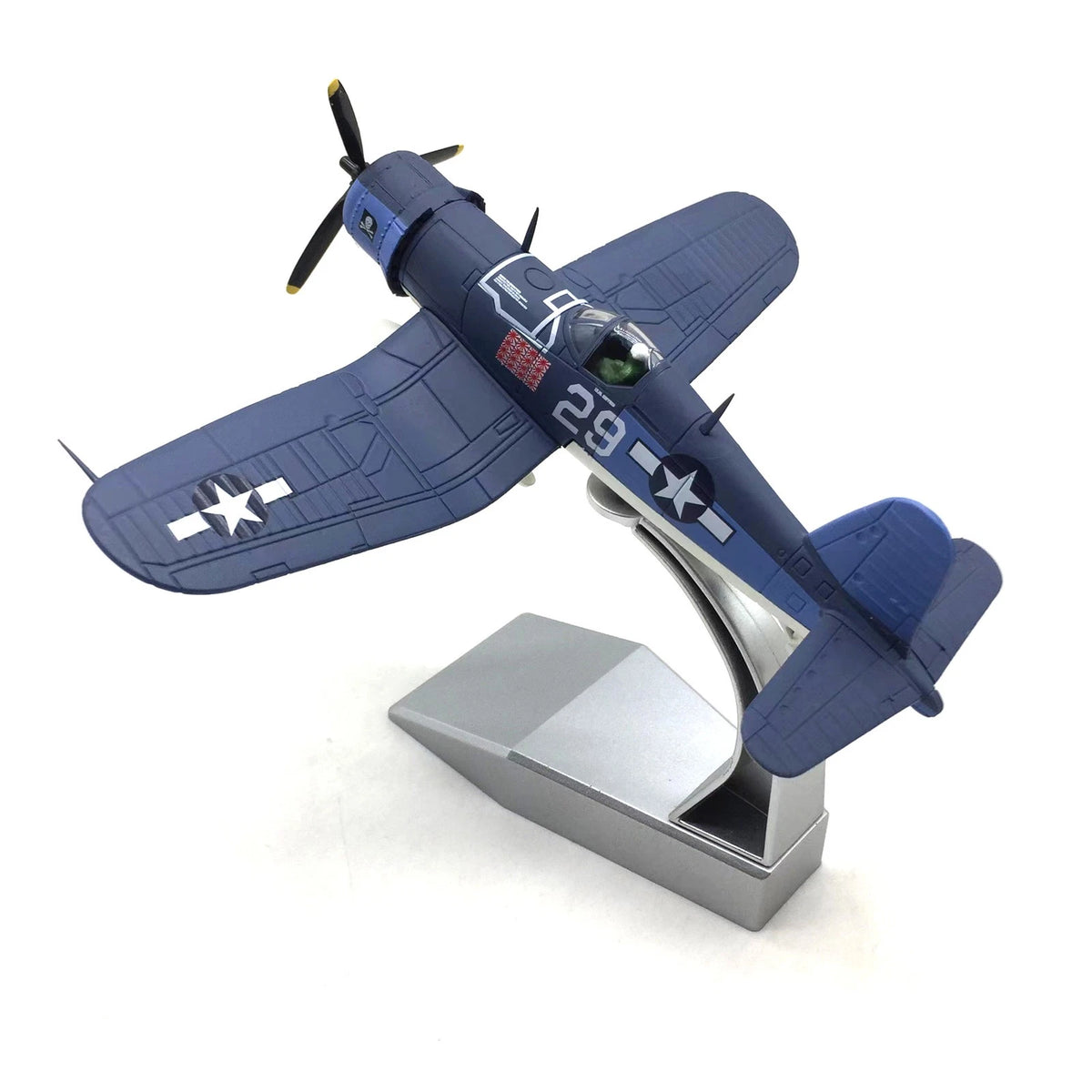 1:72 F4U-1 Pirate Military Fighter Aircraft Model Collection Display