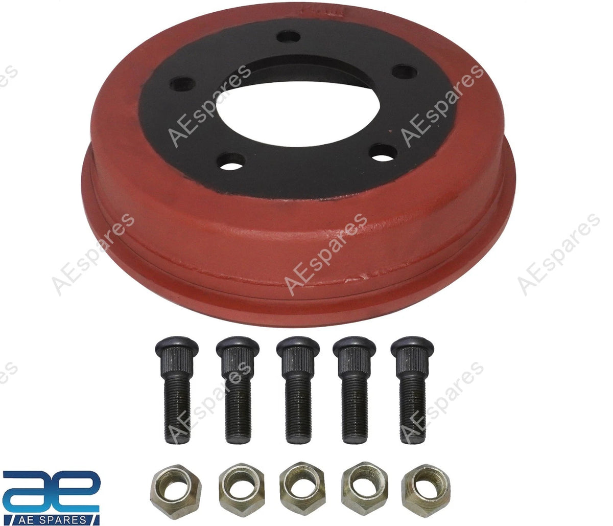 Brake Drum 9" & Lug Nuts for Willys MB GPW CJ2A CJ3A CJ3B CJ5 (1941–1971)