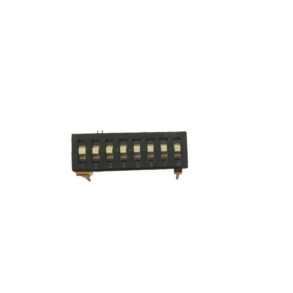 5 pcs 8-bit DIP Switches 3-Position 2.54mm Pitch for Universal Use