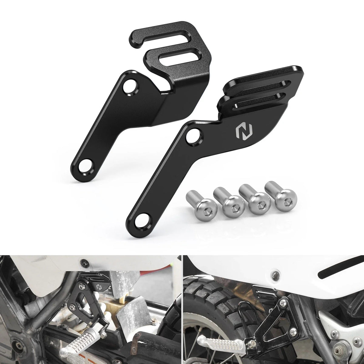 Luggage Tie-Down Bracket for Suzuki DR650S DR650SE (1996–2025) Aluminum