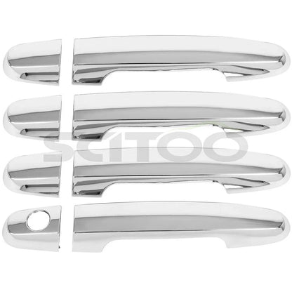Set of 4 Door Handle Covers for Toyota Corolla (2003–2013) Chrome