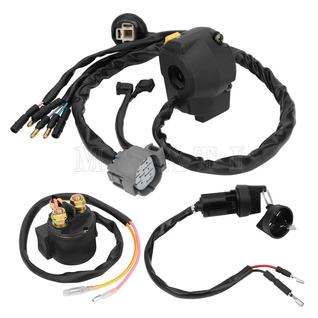 Handlebar Ignition Key Switch w/Relay for Honda Sportrax 300 TRX300EX (1993–2006)
