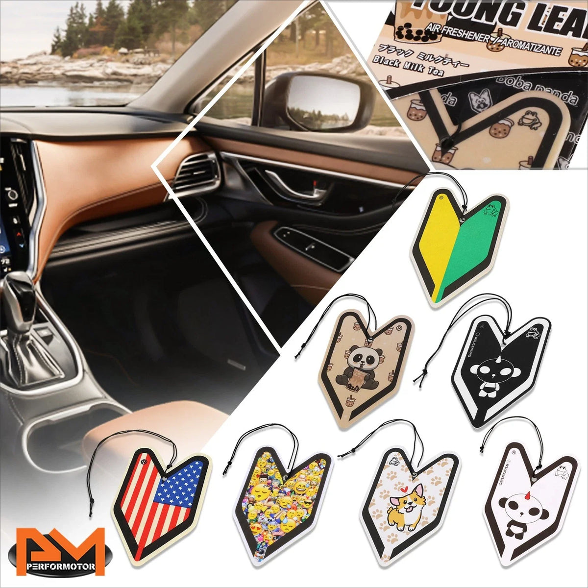 7x Treefrog Hanging Air Freshener for Car Home Office Trucks