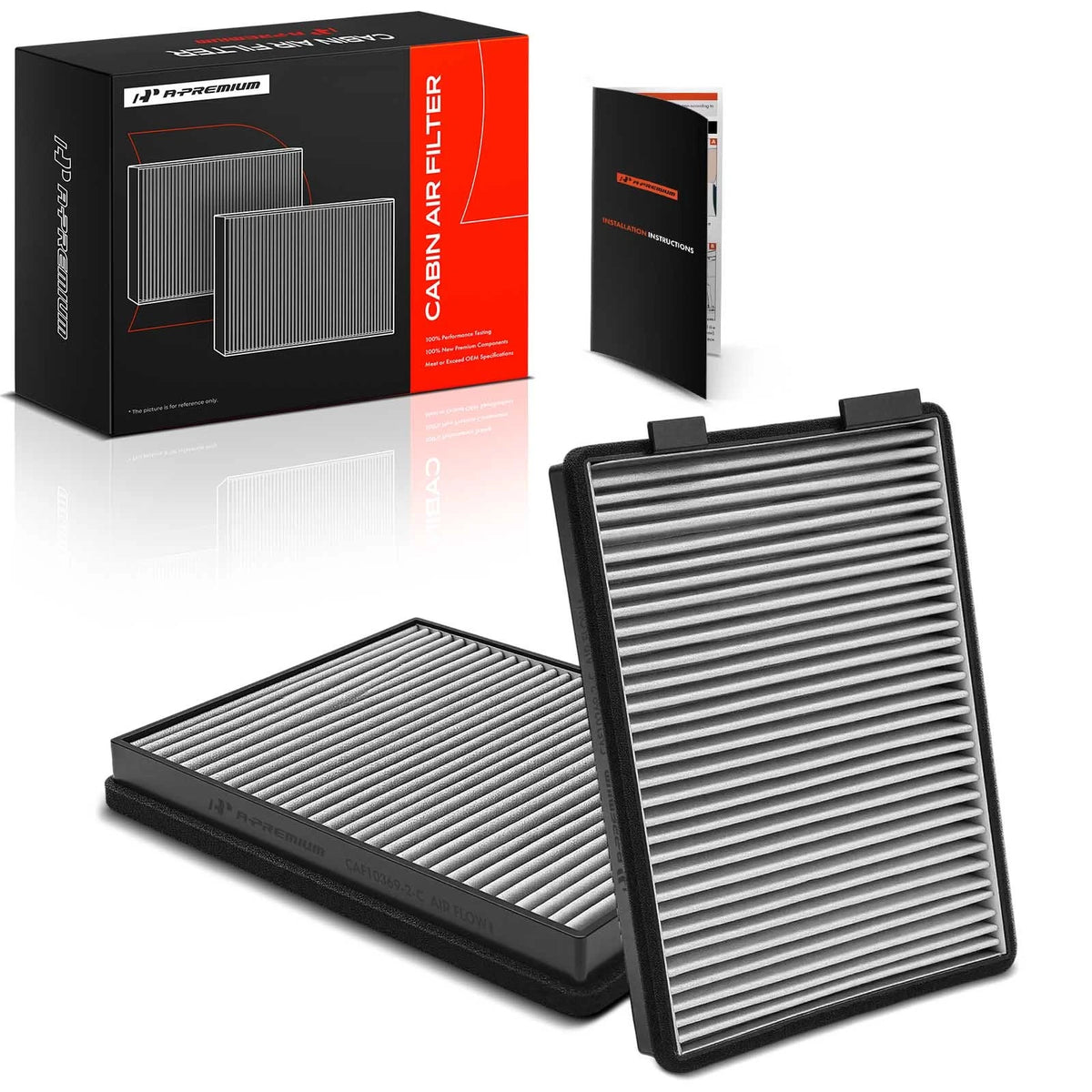 2X Activated Carbon Cabin Air Filter for BMW 525i 530i 528i (2001–2003) 64118391198, CF10369