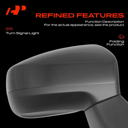 Passenger Side Power Mirror for Subaru Legacy (2010–2019) 91036AL85B, 91039FL03A