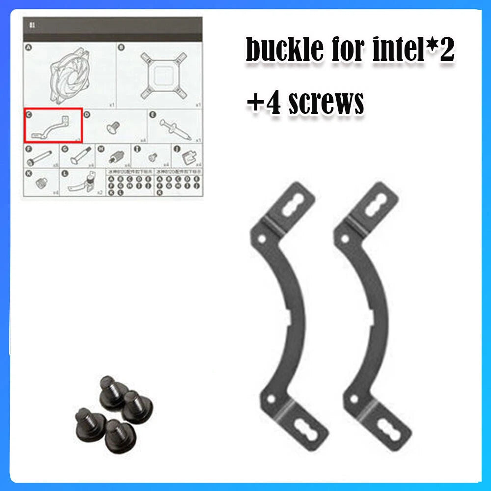 2X CPU Mounting Kit for Cooler Master B120 B240 Intel 115x/1200/1700 AMD