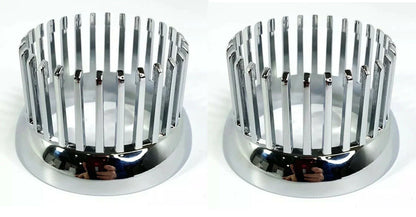 Chrome Flush Mount Tail Light Bezels and Lenses for 1959 Cadillac (Set of 4)