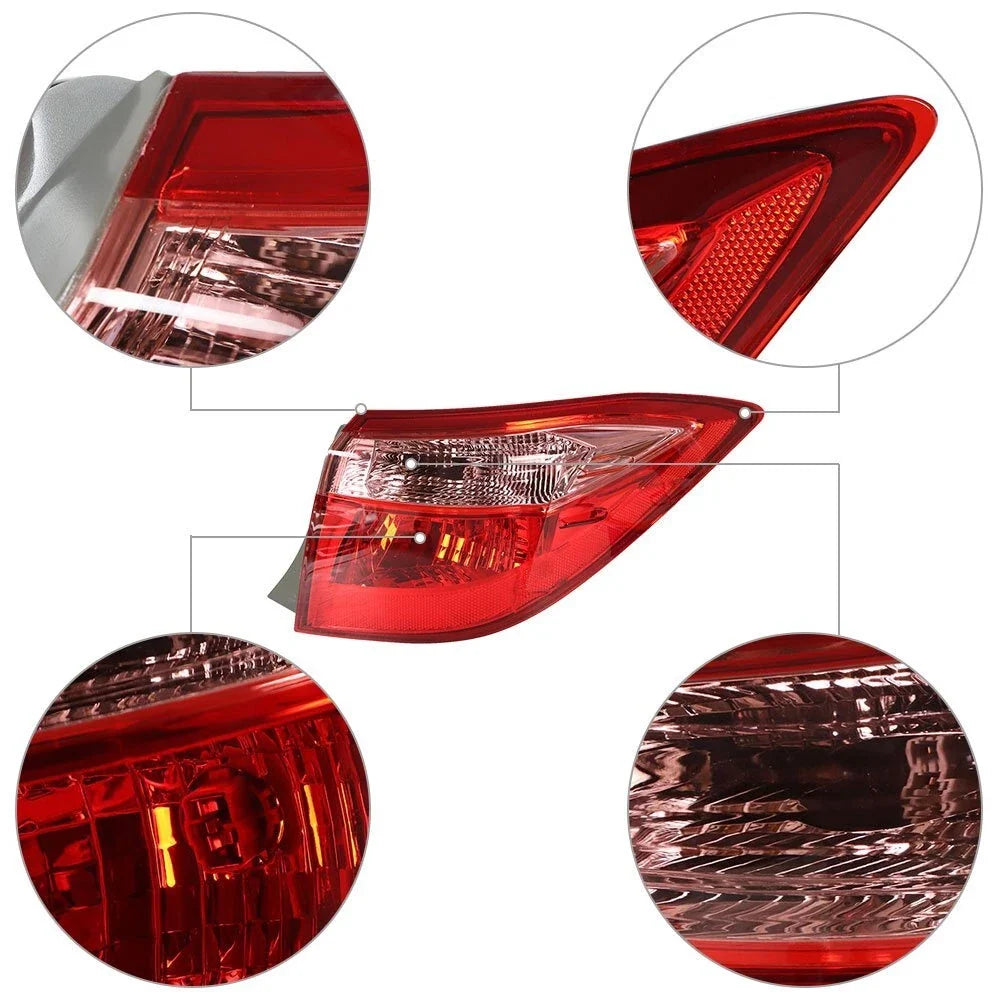 Taillights for Toyota Corolla Sedan (2017–2019) Right Replacement Lamps