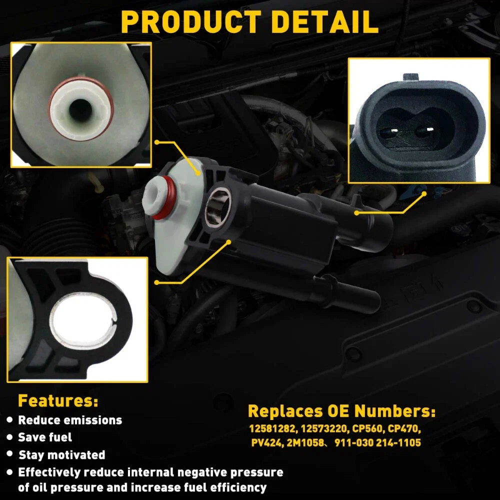 Vapor Canister Purge Valve for GMC Yukon Sierra 1500 (2007–2013)