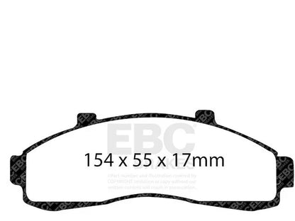 Front Brake Pad Set for Mazda B2500 (1998–2001) ZB783TB