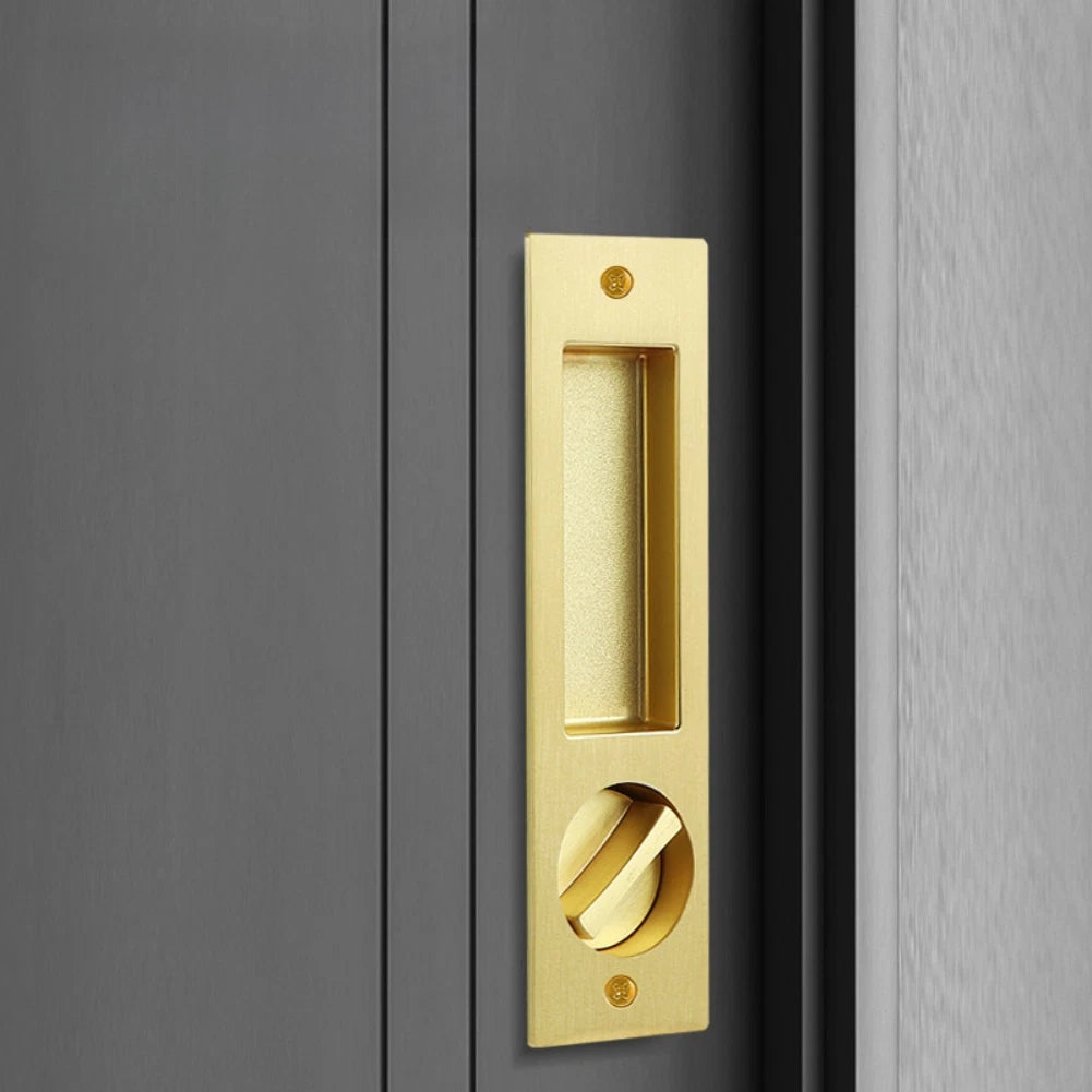 Zinc Alloy Sliding Door Lock with Key for Barn and Patio Doors