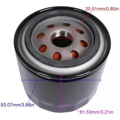 Oil Filter for Mercury Mariner Outboard 75-80 HP EFI (Replaces 35-877761K01)