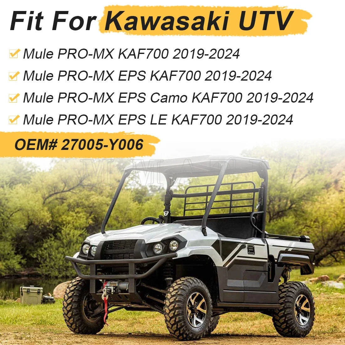 Ignition Switch for Kawasaki Mule Pro-MX (2019–2024) 27005-Y006 KAF700