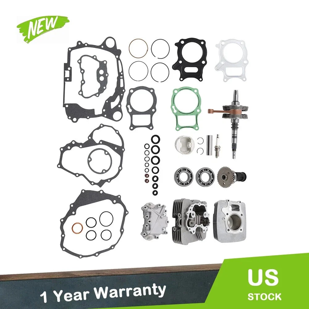 Complete Cylinder Crankshaft Bearings Gasket Kit for Honda TRX250 (2000–2006) 13000-HM8-A40