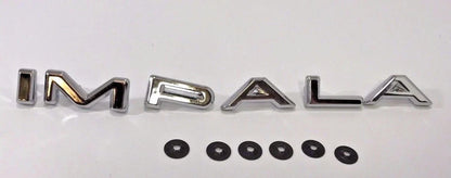 Quarter Panel Emblems Chrome Letters for Chevrolet Impala 1964–1964