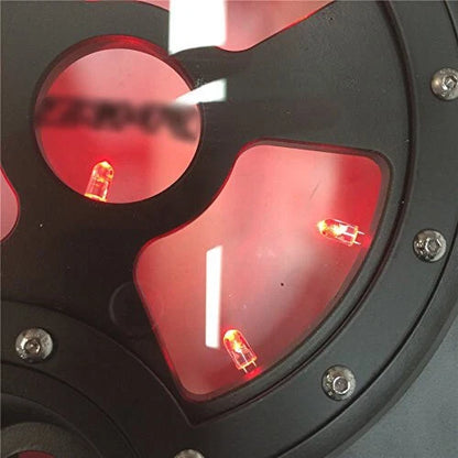 Red LED Engine Clutch Cover for Kawasaki ZX14R ZZR1400 (2006–2014)