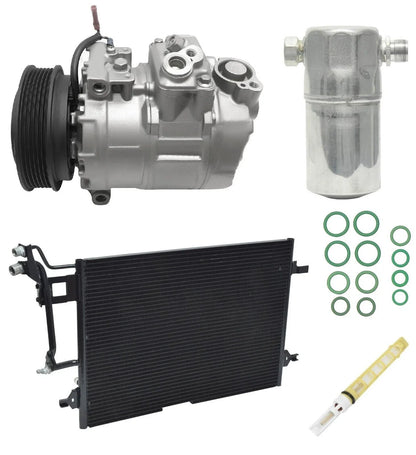 AC Compressor Kit with Condenser for Audi A4 Quattro 2.8L (1999–2001)