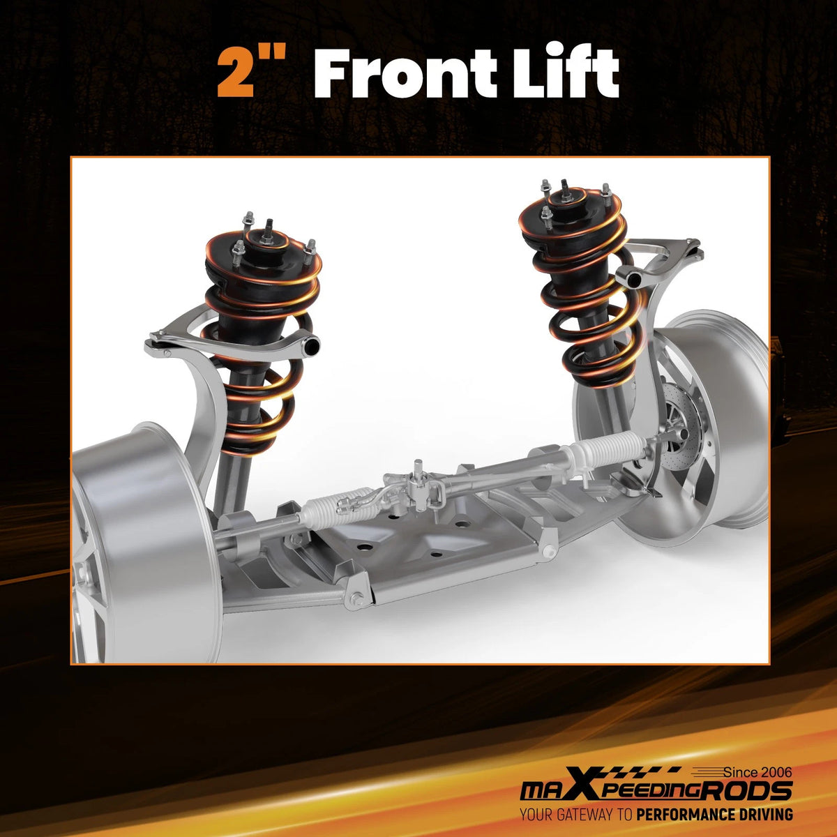 2" Lift Kit Front Leveling Struts for Silverado/Sierra 1500 (2014–2018) JFLPCT