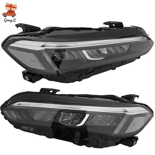 Halogen LED Headlights Pair for Honda Civic (2022–2024) 33100-T20-A52, 33150-T20-A52, HO2503205, HO2502205