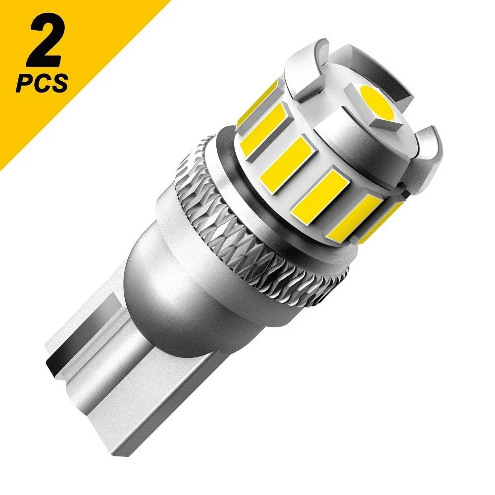 T10 W5W 168 194 LED Interior Light Bulb for Various Vehicles (6500K White)