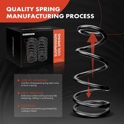 Set of 4 Coil Springs for Nissan Altima (2002–2004)