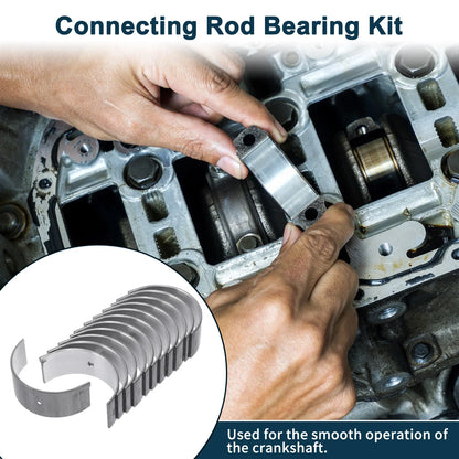 Set of 12 Connecting Rod Bearings for Nissan (12111V0700)