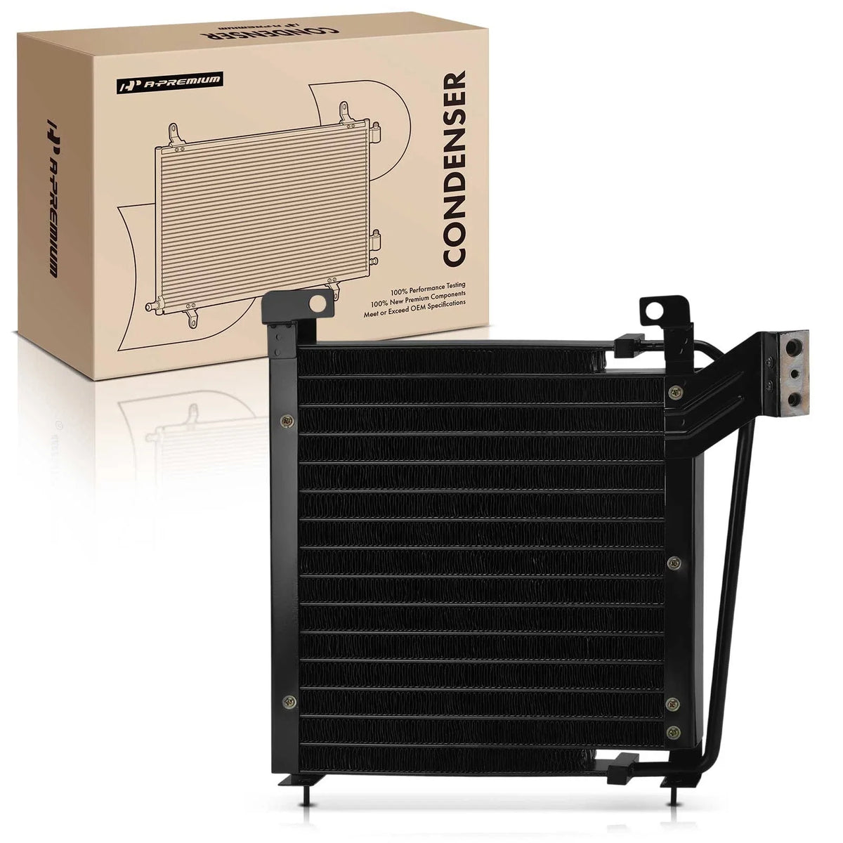 A/C Condenser with Bracket for Dodge Grand Caravan (1987–1989)