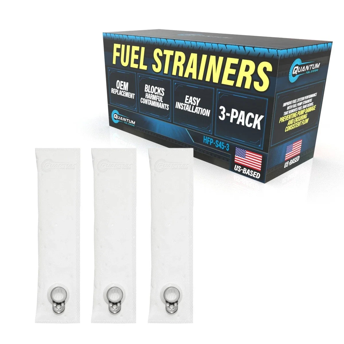 3X Fuel Pump Strainers for Polaris 450 Farmhand (2017) 2207671 2208126