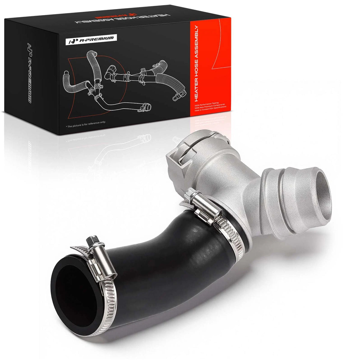 Upper Engine Coolant Y Connector Tee Hose for Ford F-150 Mustang (2011–2018)