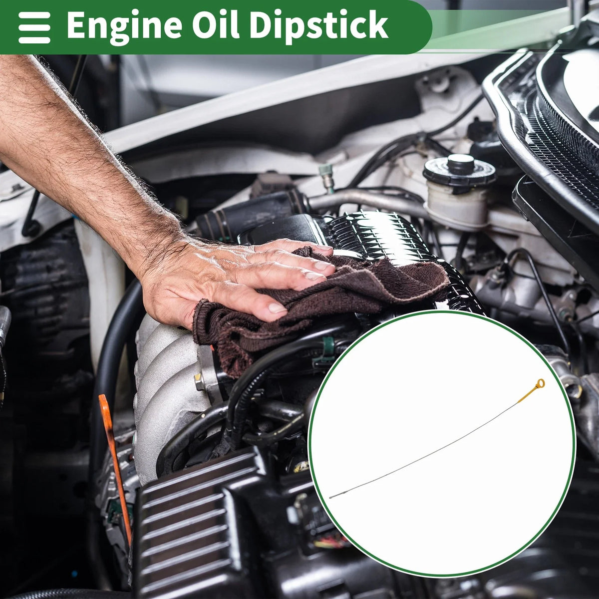 Oil Level Dipstick No.6C1Q6750BC/7C166754AD for Ford Transit V347 (2006–2014)