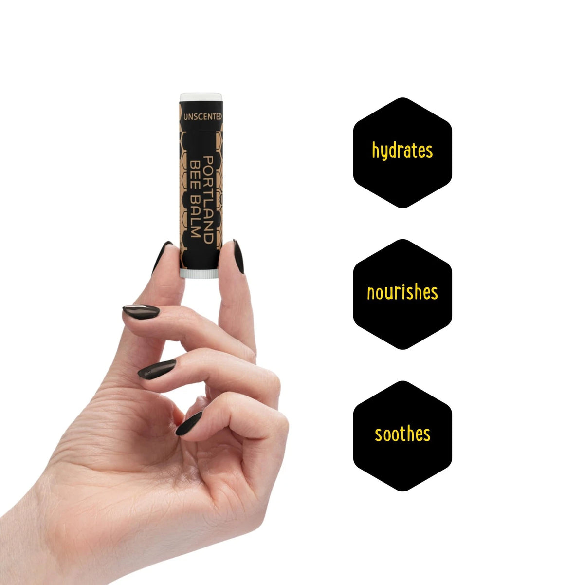 Beeswax Lip Balm with Organic Coconut & Olive Oil (Unscented)