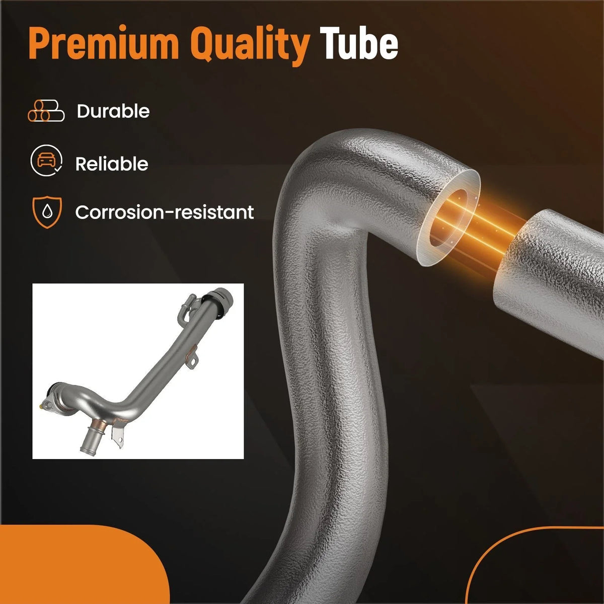 Turbo Coolant Pipe for Mercedes-Benz GLE350 GLC300 E350 C300 (2020–2023) A2642004201