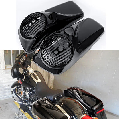 8" Speaker Lids with Tweeter Port for Harley Street Glide Electra Glide (2014–up)