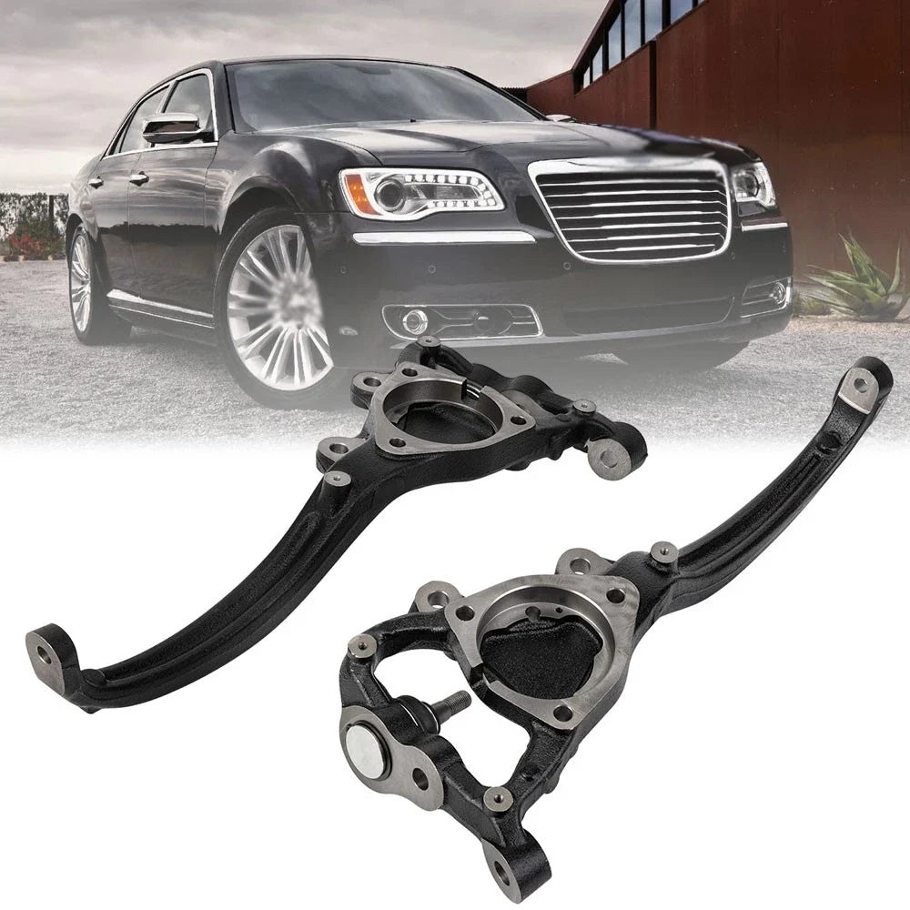 2Pcs Front Steering Knuckle for Chrysler 300 (2012–2021) 05168420AF 05168421AF