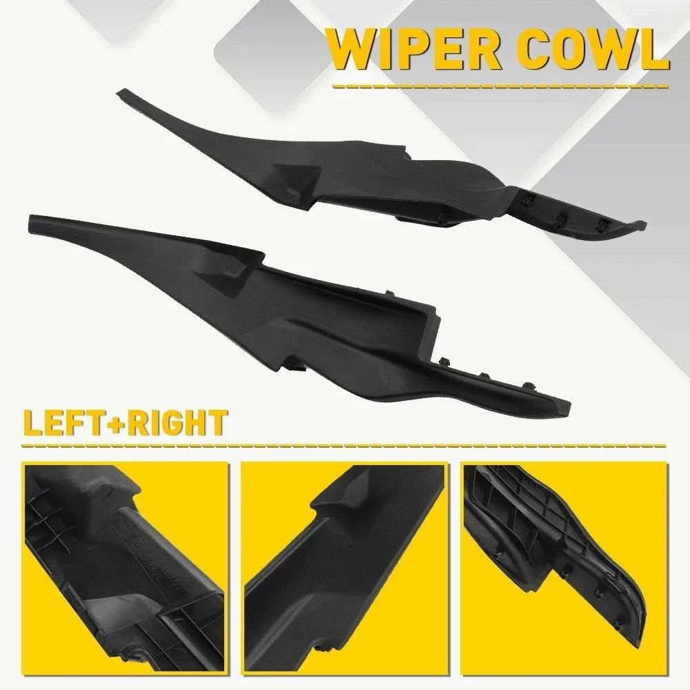 Front Windshield Wiper Cowl Panel Cover Trim for Honda Civic (2016–2020) OEM 2-10X