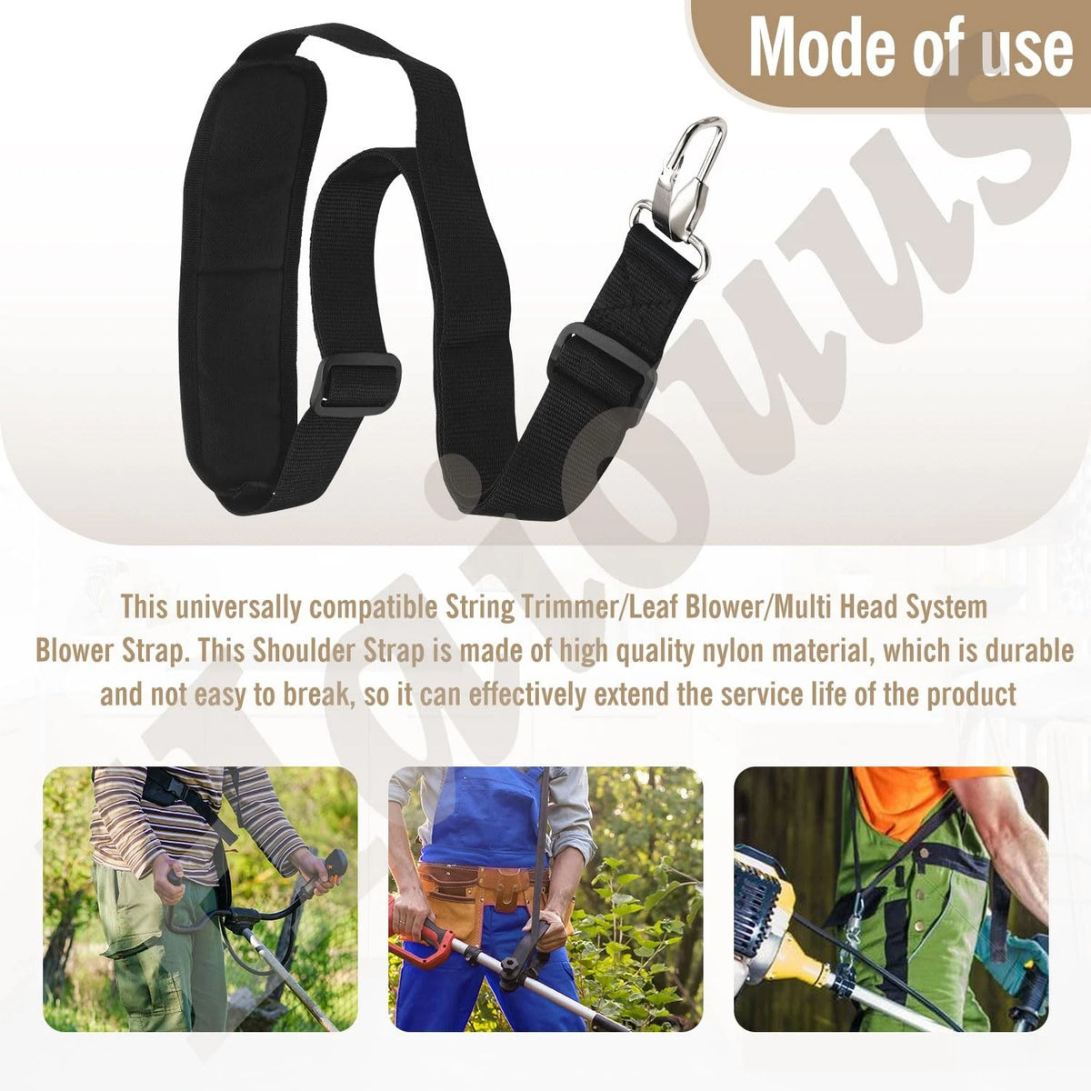 Trimmer Strap for Weed Eater Shoulder Harness