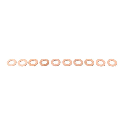 10x M12 Copper Oil Drain Plug Gasket Seal Ring for Universal Applications