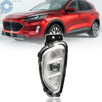 LED Fog Lights for Ford Escape (2020–2022) - Bumper Lamps + Switch LH Side