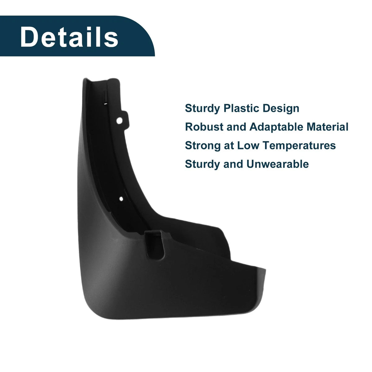 Set of 2 Mud Flaps Splash Guards for Volkswagen Viloran (2020–2021)