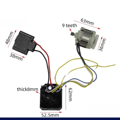 Car Wash Motor Control Board for Brushless Motors (9-Tooth Gear Ratio)