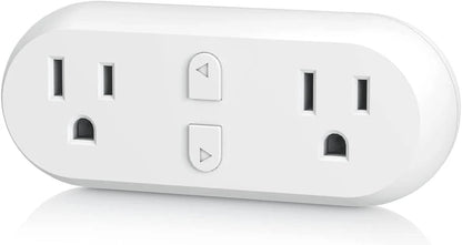 Dual Outlet Smart Plug for Alexa & Google Assistant