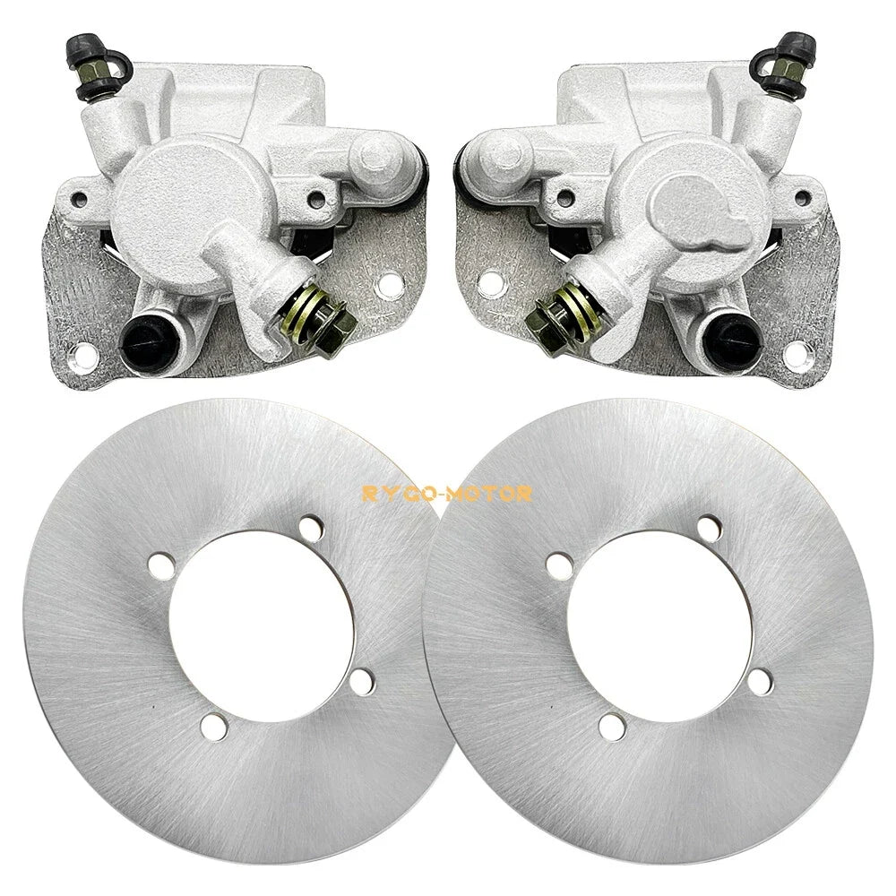 Front Brake Calipers & Disc Rotors for Suzuki King Quad 400 (2003–2008)