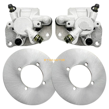 Front Brake Calipers & Disc Rotors for Suzuki King Quad 400 (2003–2008)