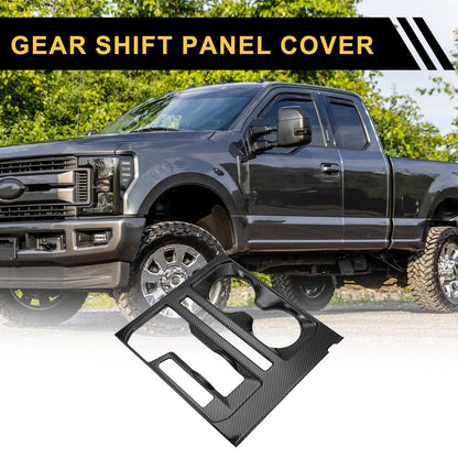 Gear Shift Panel Cover Trim for Ford F-150 (2021–2024) Carbon Fiber Pattern 1 Pc