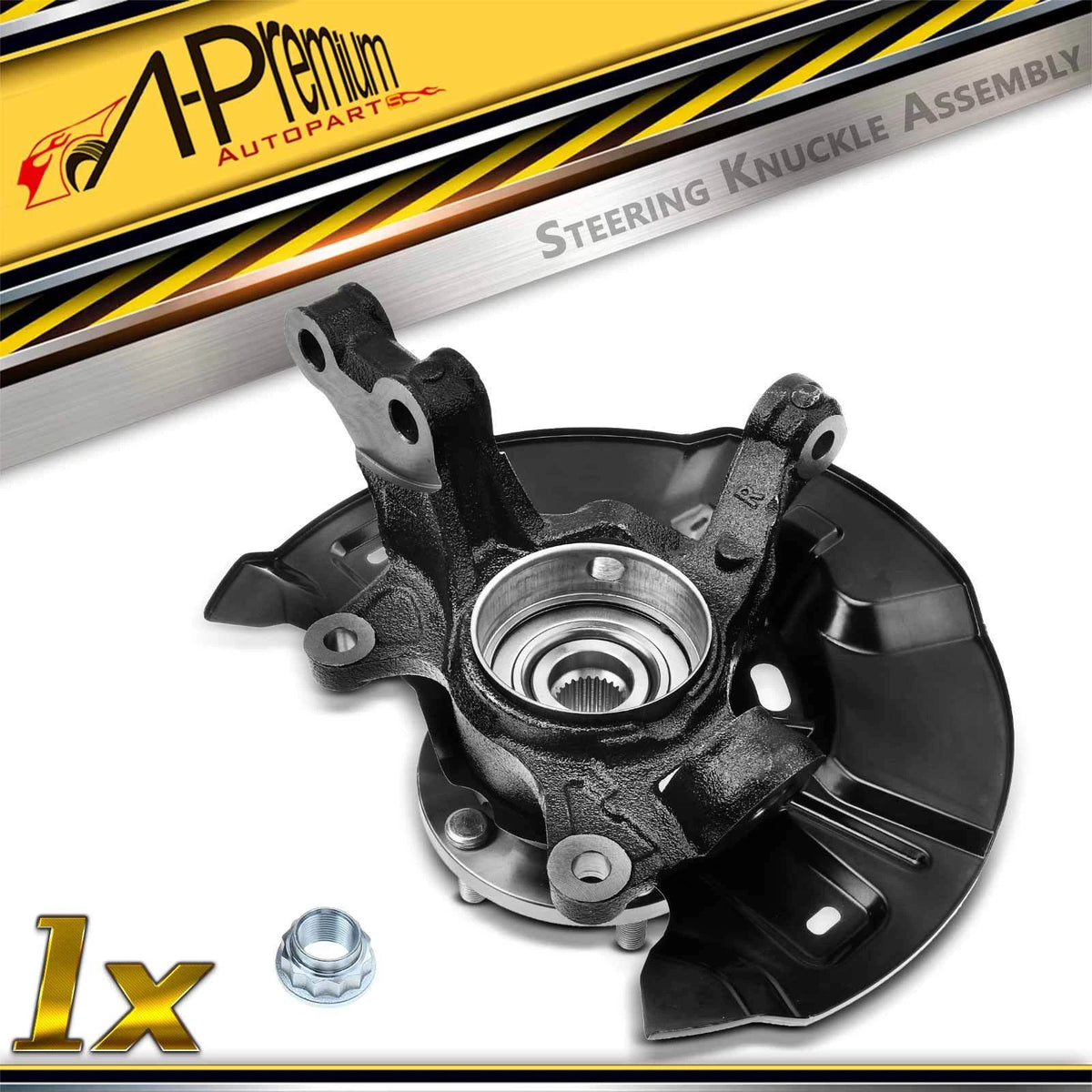 Front Right Steering Knuckle & Hub Bearing for Toyota Matrix (2009–2013) 43211-02210, LK068