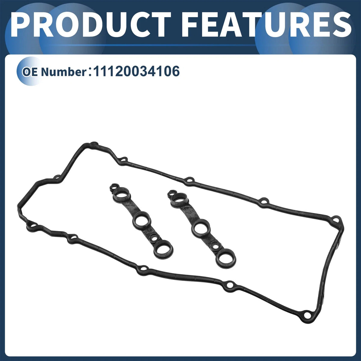 Valve Cover Gasket Set for BMW 320i (1992) 11120034106