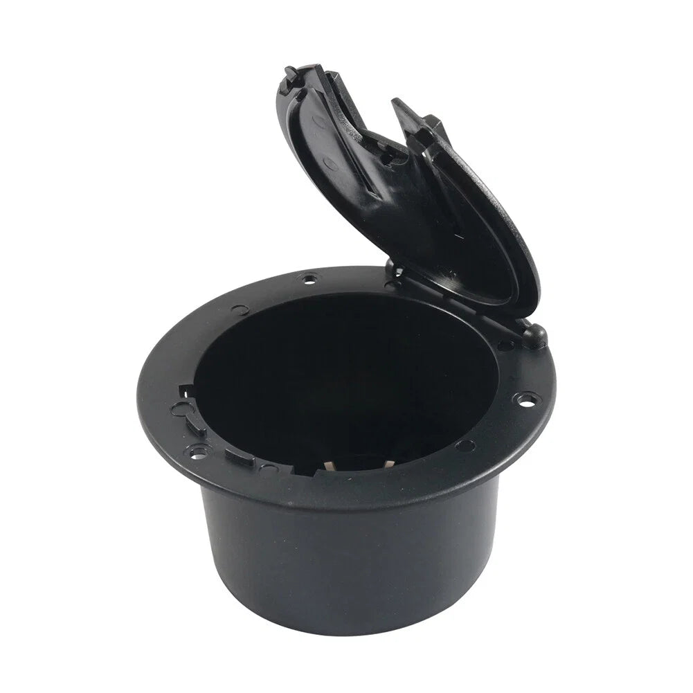 Round Electric Power Cord Cable Hatch Cover for RV Camper Trailer